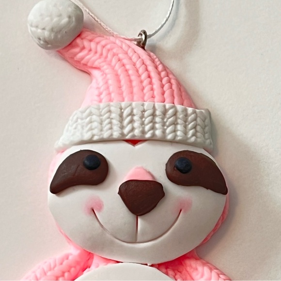 Baby’s First Christmas 2020 Pink Ornament Koala in Sweater Suit and beanie swing - Picture 4 of 5